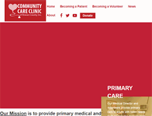 Tablet Screenshot of communitycareofrowan.org